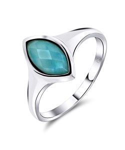 Amazonite Silver Rings NSR-2331